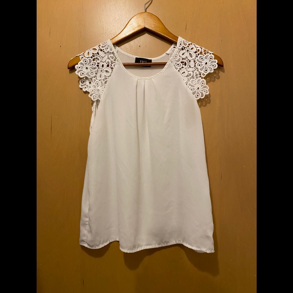 Vici white too size S
